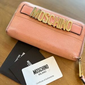 Pink Moschino wallet Original!!